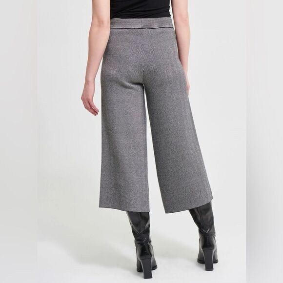 Joseph Ribkoff herringbone Wide-Leg Women's Pants size XS (2) NWT - Picture 3 of 11